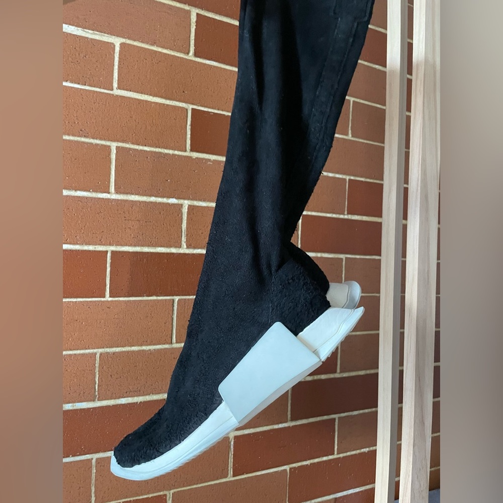 RICK OWENS SOCK SNEAKERS SUEDE Adidas MENS 8 WOMENS 10 NEVER WORN BRAND NEW